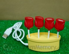 tulip flower usb hub