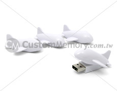 Airplane shaped flash drive