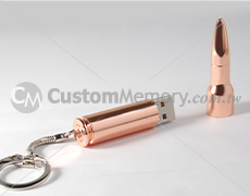 custom usb bullet flash drive